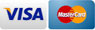 Visa and Mastercard accepted
